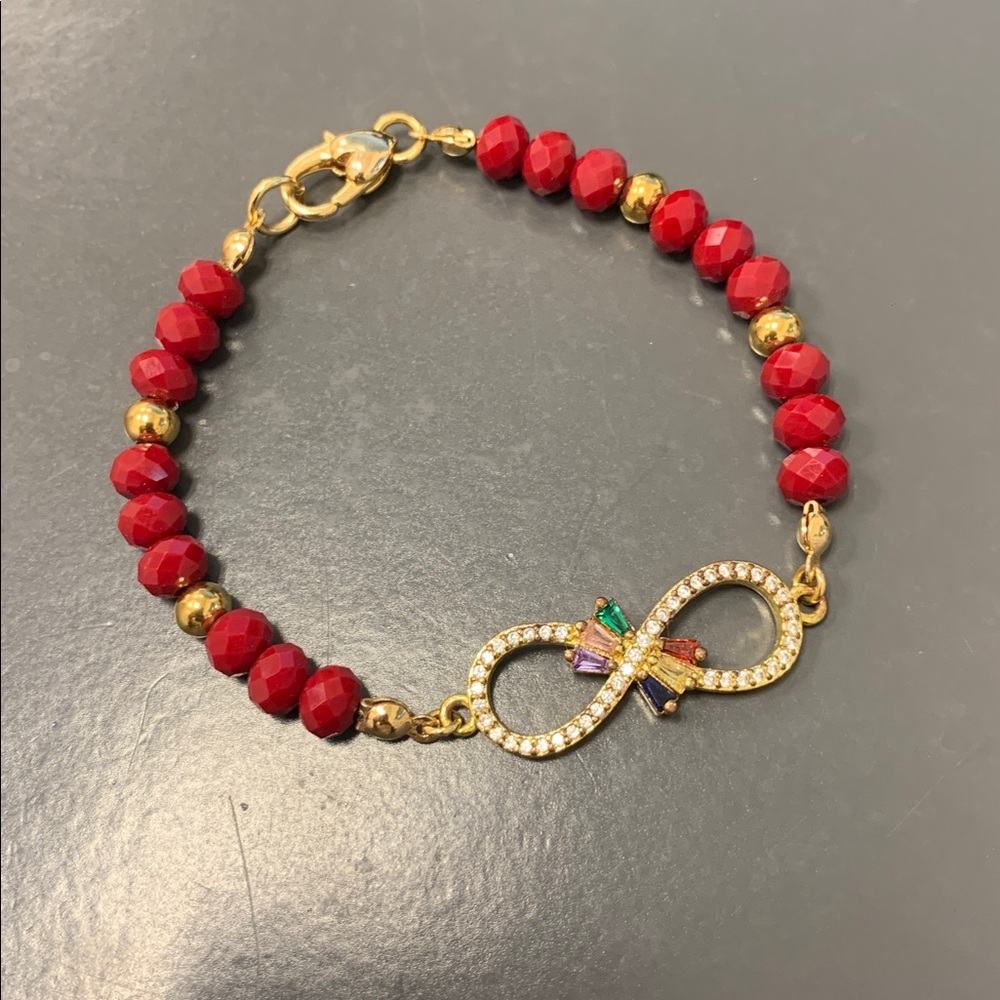 Infinity Bracelet with stones